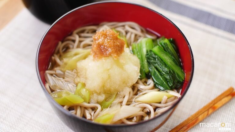 【基本のレシピ】つるっとおいしい！ さっぱり 梅 おろし そば のレシピ 作り方