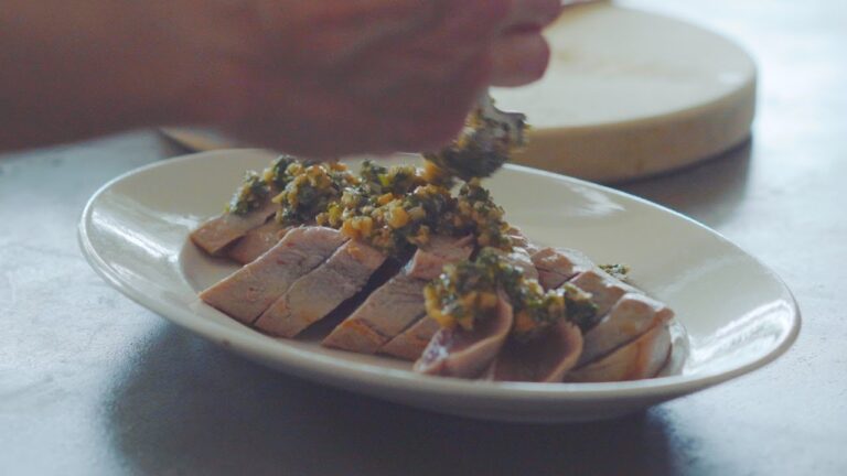 鰹の大葉と胡桃のサルサヴェルデ｜ワタナベマキさんの夏を楽しむレシピ