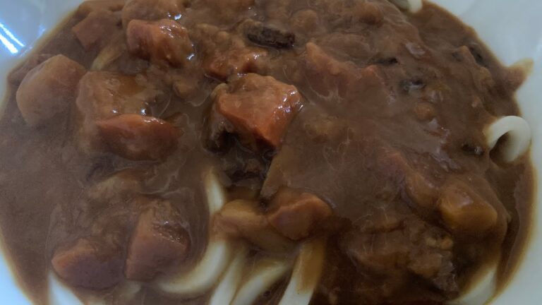 手作りカレールーでカレーうどん作り方