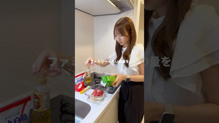 すき焼き風うどん！1人だと鍋じゃなくレンチンで十分だよね💭 #ol日常 #料理ルーティン #退勤後vlog #ブラック企業 #レンチン料理 #簡単レシピ