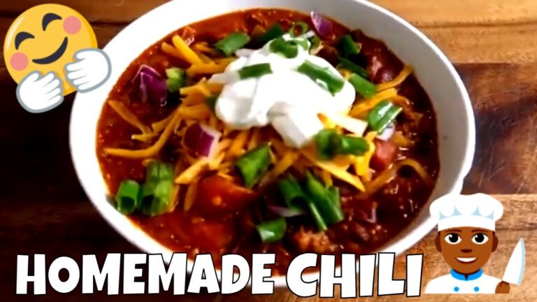 BEST HOMEMADE CHILI RECIPE