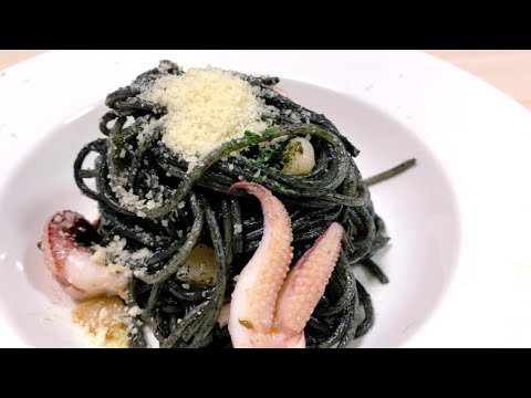 釣ってきたイカでイカスミパスタを作って食べた元おデブ女子高生