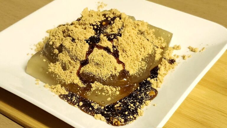 【低カロリー低糖質】オオバコで作る簡単わらび餅＃4