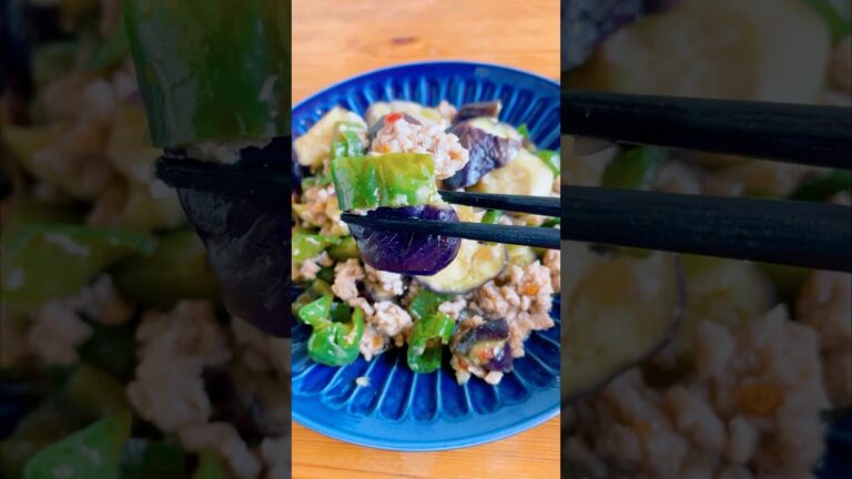 レンジでなるべく低糖質な麻婆茄子 #低糖質 #低糖質レシピ #簡単レシピ #ダイエットレシピ #料理 #cooking #shorts