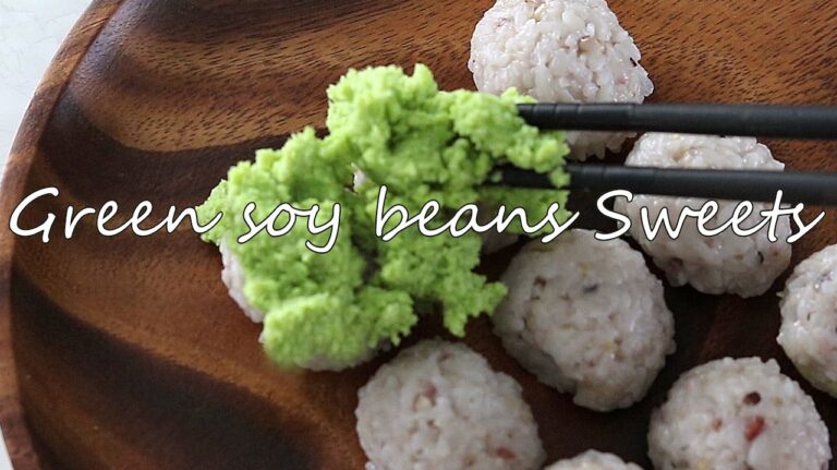 雑穀米のずんだ餅【Vegan】【Ｍacrobiotic】【Sweets】Green Soy Beans Sweets