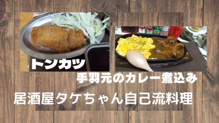【ドラッグスアゲンキー】手羽元のカレー煮込み  トンカツ