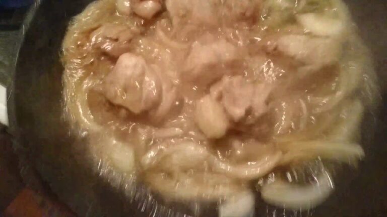 とろとろ鶏肉と玉ねぎの甘辛煮(^w^)