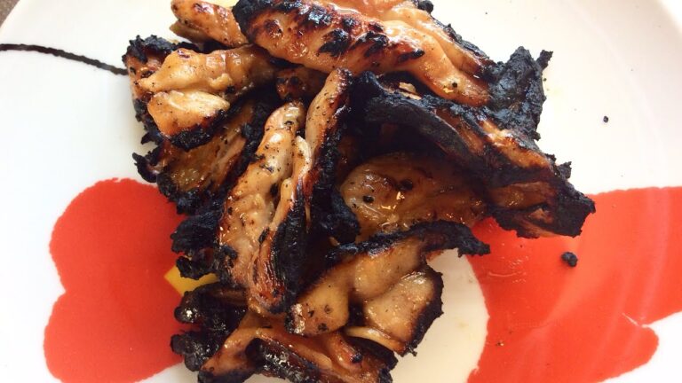 BBQレシピ・せせりのタレ焼き鳥