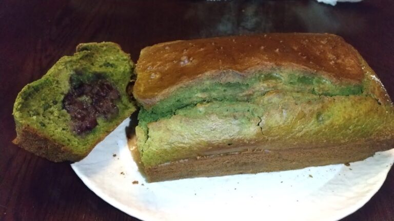 Title抹茶パウンドケーキあずき入り🍴🍀と鍋がクリームシチューに🍴😁😊❤️