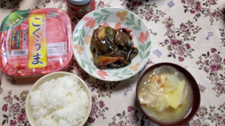 2019.08.27 本日のばあちゃんの昼食。4K 高画質。