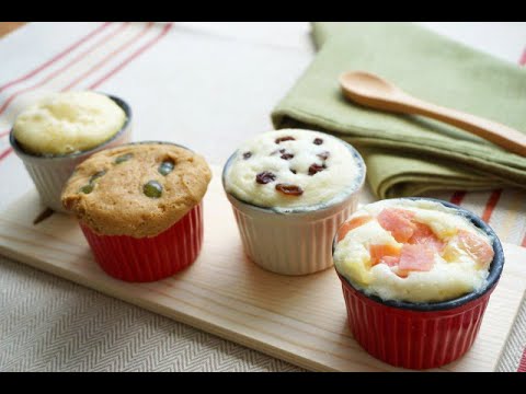 【レンジで1分】オーブンいらずのかんたん蒸しパン