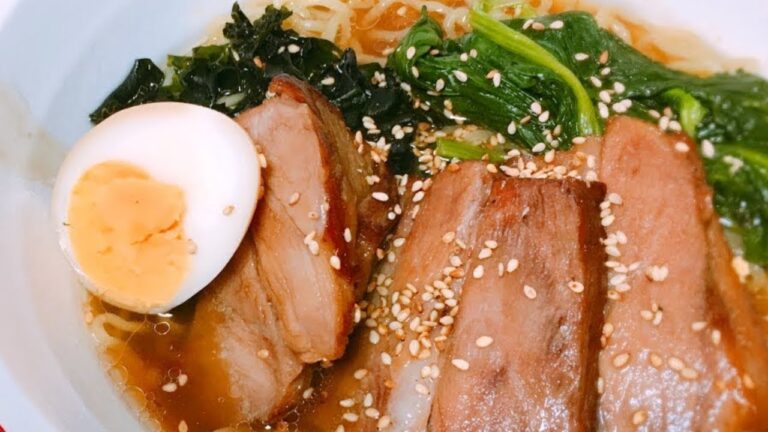 醤油ラーメンと手作りチャーシュー｜Syoyu Ramen &　Char-siu pork