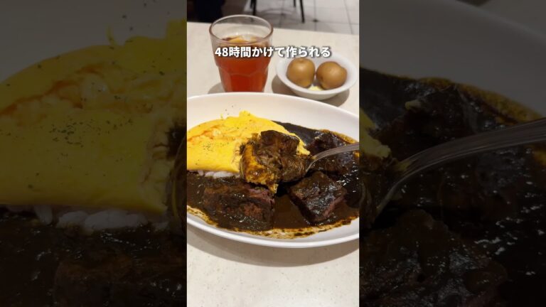新宿駅目の前で常に行列のビーフカレー #japanesefood