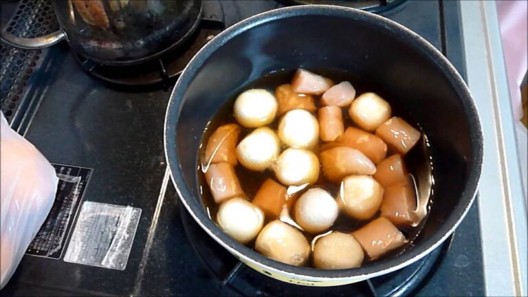 【レシピ】里芋と鶏ささみの煮物 How to make simmered taro and chicken white meat