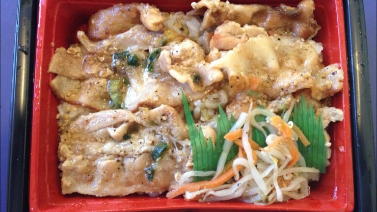 【Lawson】ねぎ塩豚カルビ弁当