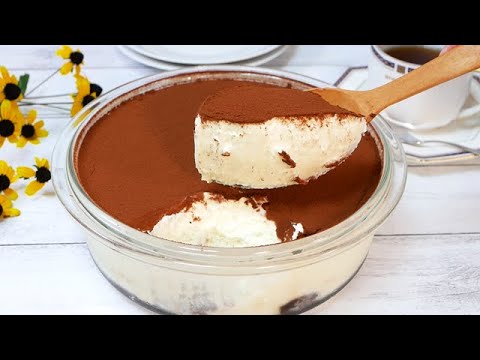 簡単！混ぜて冷やすだけホワイトチョコティラミス White chocolate tiramisu