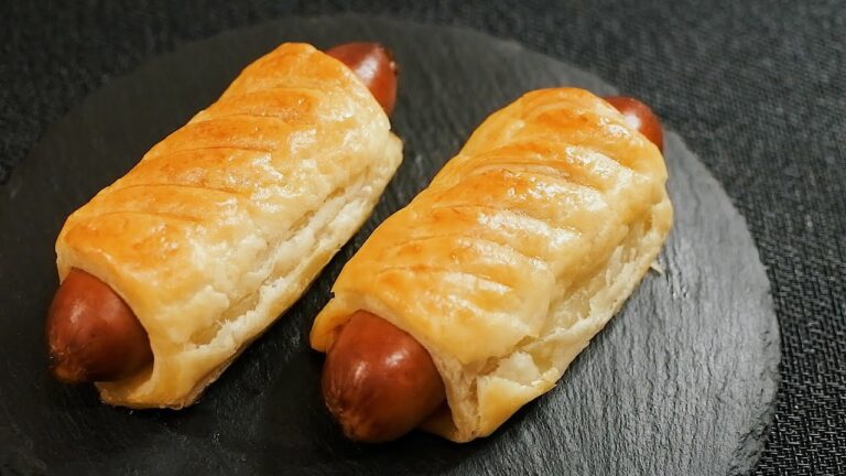 深夜に食べたいソーセージパイの作り方