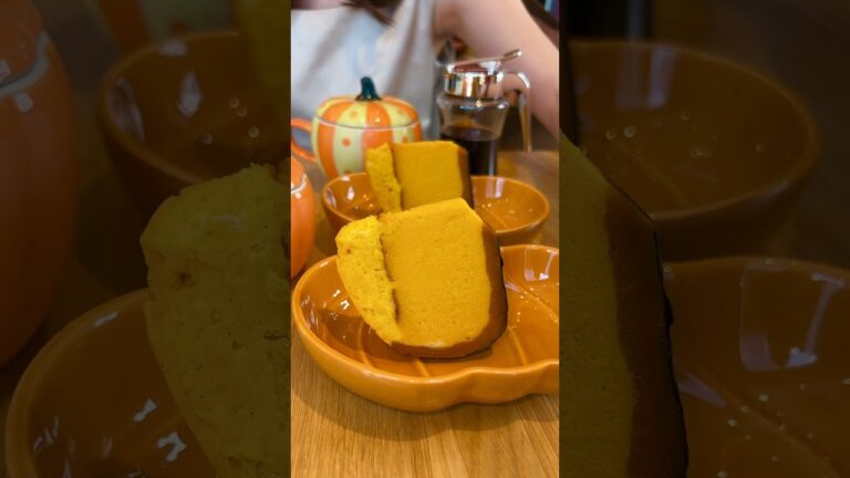 器まで食べれるかぼちゃプリン🎃1年中かぼちゃスイーツが食べれるかぼちゃ好きにはたまらないお店！#東京グルメ #japanesefood #japan #カフェ巡り #プリン