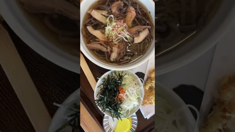 肉そば十三｜冷たい肉そば｜蕎麦 名物 #山形グルメ