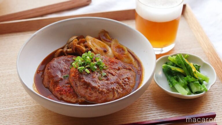 【缶詰レシピ】栄養たっぷり！さば味噌 の 和風ハンバーグ の レシピ 作り方