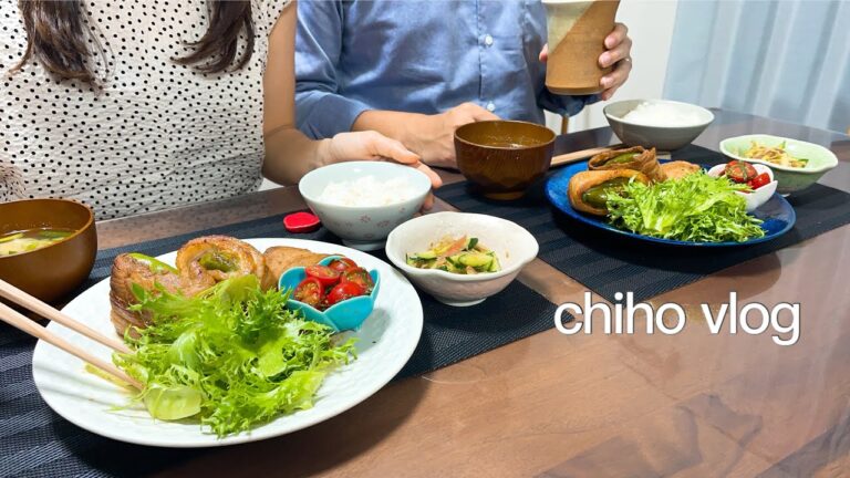 【料理vlog】ピーマンと豚肉を使った2日間の晩ごはん/食費月3万の2人暮らし🍚夏野菜レシピ