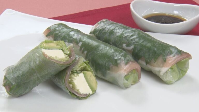 アボカドとクリームチーズの生春巻き【キチキチキッチン】