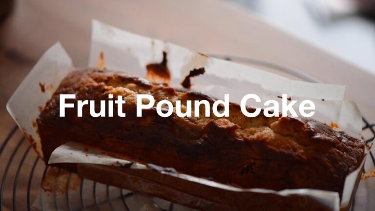 パラチノースで作るパウンドケーキ Fruit Pound Cake