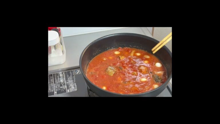 トマト缶とサバ缶で美味しいおかずできちゃう #かんたんレシピ #うちのごはん #トマト缶 #サバ缶 #AoDai