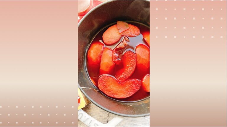 寒い日に！りんごと生姜のグリューワイン/Apple and ginger mulled wine./ホットワイン