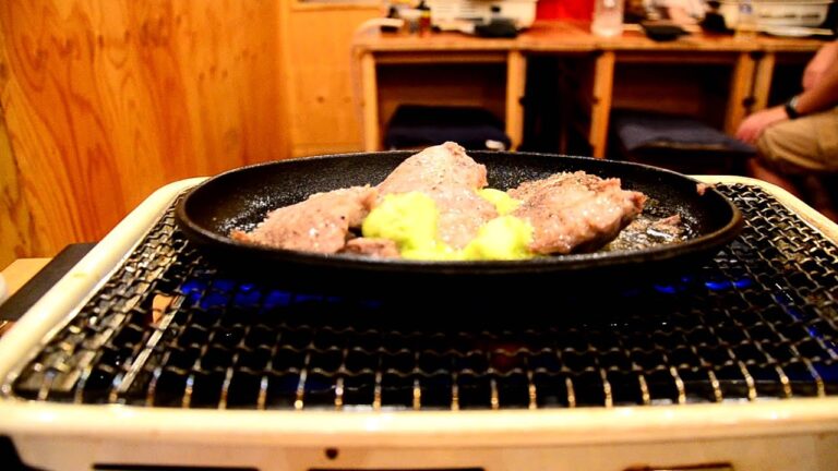 マグロのほほ肉ガーリックバター