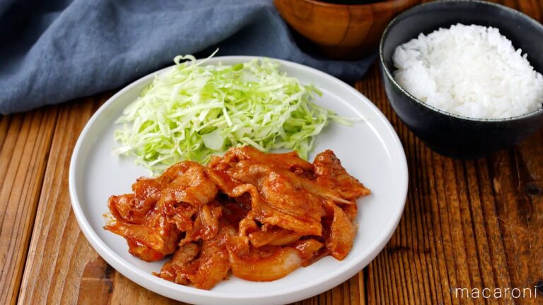 【簡単ポークチャップ】薄切り肉で時短！夕飯のおかずやお弁当のひと品にも♪