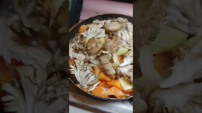 ぼんじりと舞茸のカレー☆チキンカレー