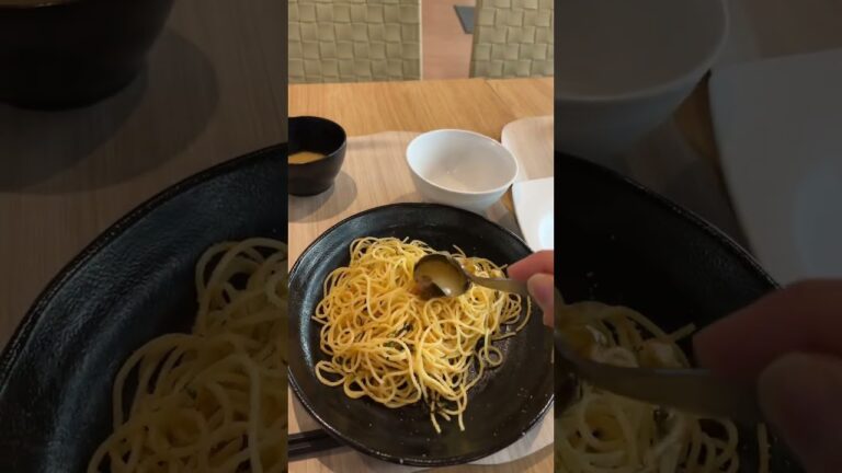 Alfalink相模原　ランチ　たらこパスタ　牛肉豆腐のあんかけ炒め　#gluttony #大食い #lunch #朝ごはん #pasta