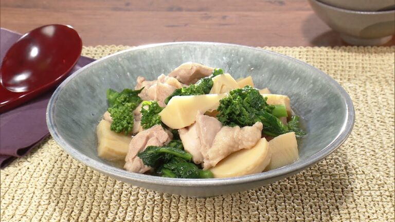 【3分クッキング公式】若竹と鶏肉の煮もの