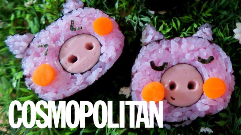 デコ寿司レシピ【子ブタちゃん】| Cosmopolitan JP