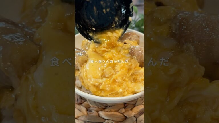 おかわりって娘が叫んだ　とろたま豚煮丼