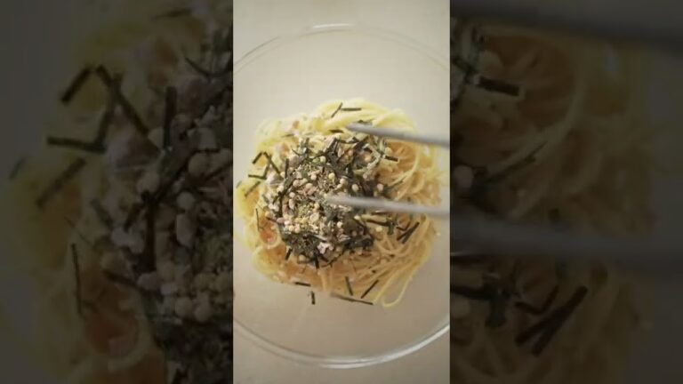 永谷園のお茶漬けの元！和風ツナパスタ