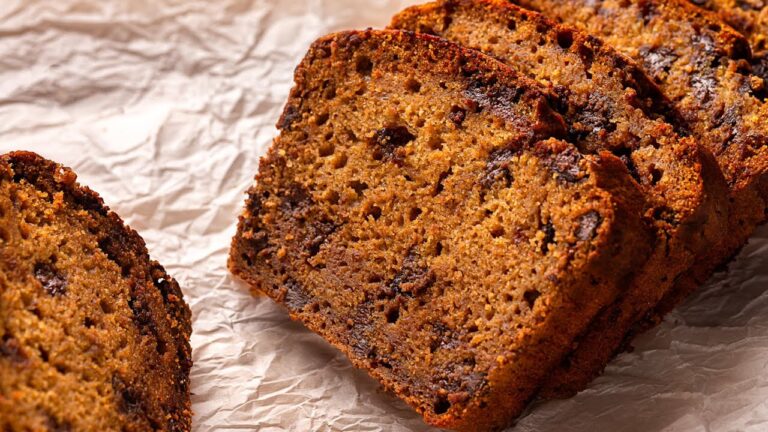 Pumpkin Bread with Chocolate Chips - Dished #Shorts