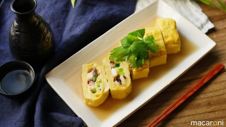 おだしが香る！とろ〜り 餡の 明石 だし巻き 卵 のレシピ 作り方