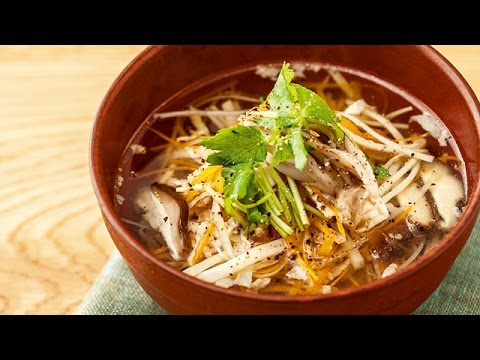 きのこの沢煮椀