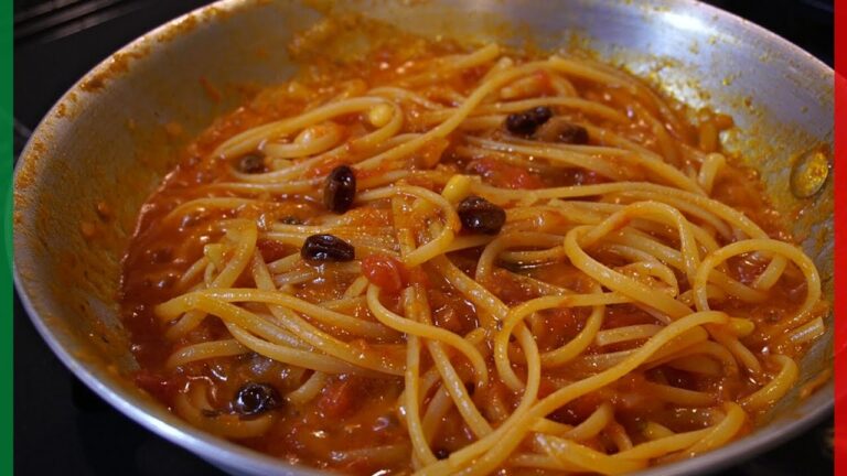 アンチョビとトマトの甘辛パスタ！ シチリアの伝統料理 パスタカンチョーヴァ 【Pasta C’Anciova】