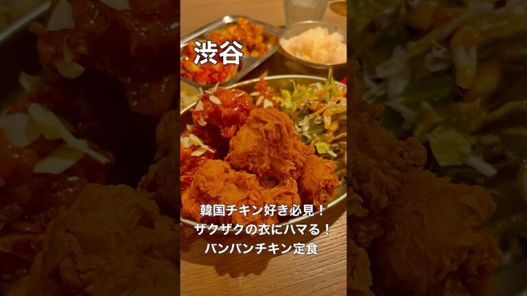 渋谷で見つけた、リトル韓国気分を楽しめる居酒屋のバンバンチキン定食