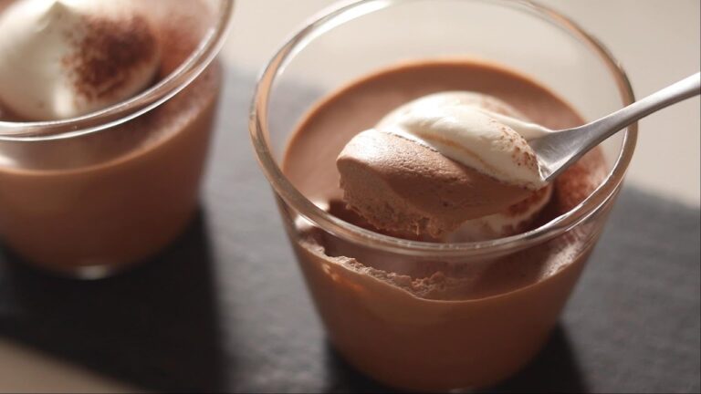 【ゼラチン無し！】材料２つでできる簡単なめらかチョコレートムースの作り方 / Smooth Chocolate mousse recipe