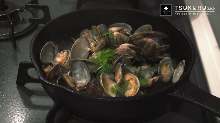 キャンプ飯の定番！？「あさりの酒蒸し」を作ってみました。┃キャンプ飯