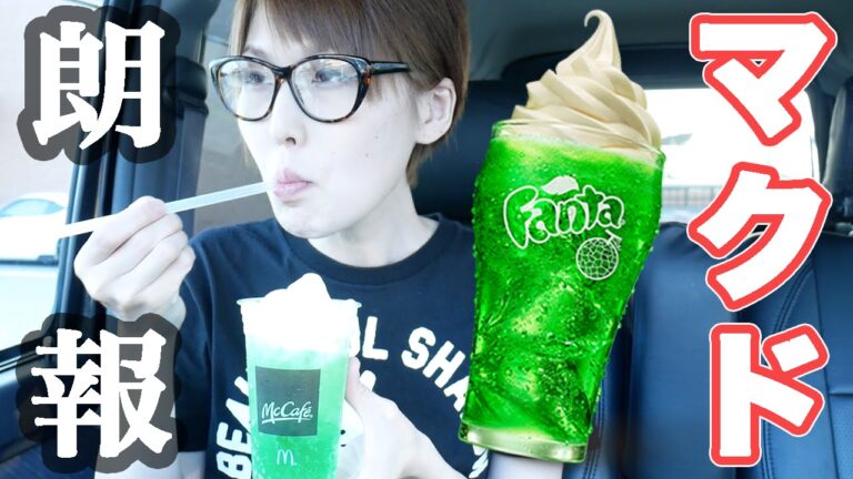 【朗報】マクドナルドにクリームソーダ登場！！１９７１炙り醤油ジャパンも食べる！
