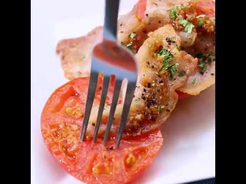 トマトの甘みがギュッと濃縮 トマトソテーの豚肉のっけ ｜ moguna[モグナ]