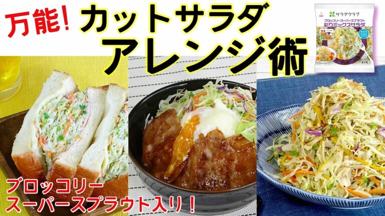 万能！カットサラダアレンジ術【サラダクラブ】