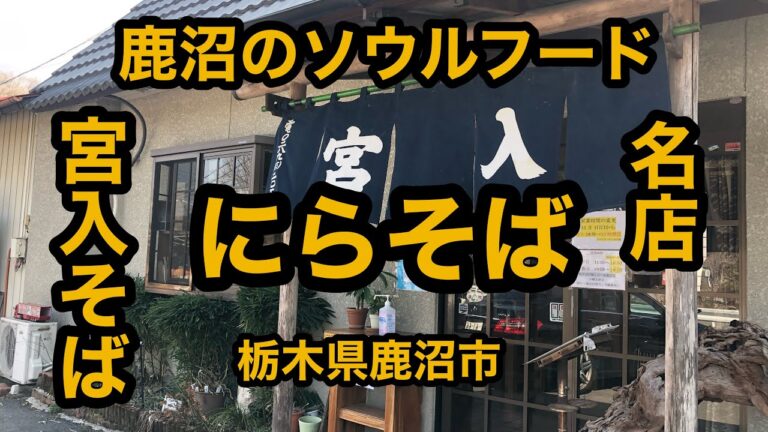 宮入そば（栃木県鹿沼市）鹿沼のソウルフードにらそば初体験！