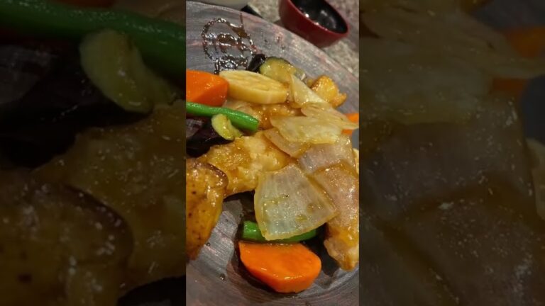 【ディナー】大戸屋ごはん処 湯吉郎店 すけそう鱈と野菜の黒酢あん定食