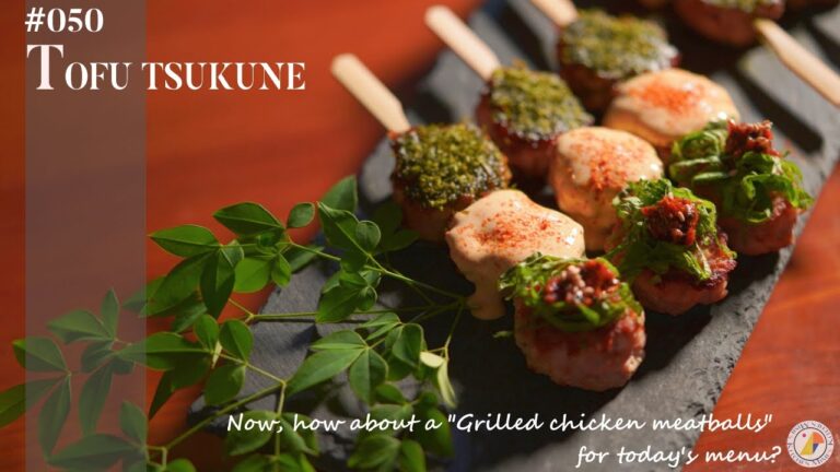 #50【美味しくヘルシー♪】豆腐の彩りつくね串の作り方♪｜ASMR & MUSIC